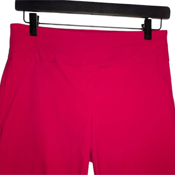 NWT Women's New York & Company Hot Pink Stretch Legging Shorts, Small - Picture 5 of 5